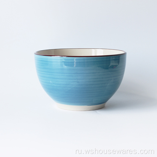 Северные стили ручной печати рисовые лапши керамические чаши